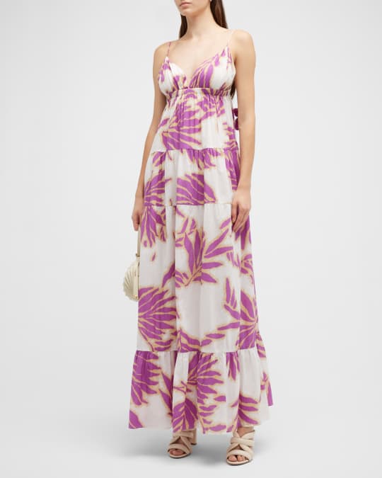 Tanya Taylor Fiorella Tiered Maxi Dress | Neiman Marcus