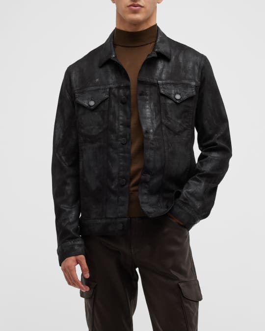 monfrere Men s The Dean Coated Trucker Jacket Neiman Marcus