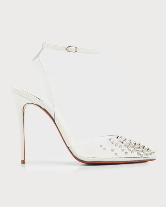 Christian Louboutin Spikoo Pointed Toe Red Sole Pumps | Neiman Marcus