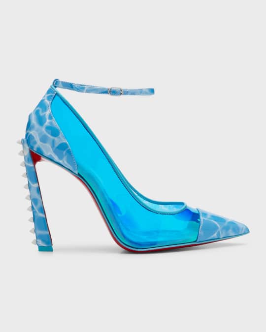 Christian Louboutin Debout Condorapik Red Sole Water Print Pumps