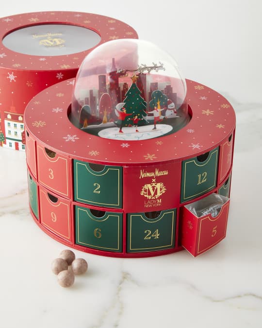 Lady M Confections Co Exclusive Snow Globe Advent Calendar Neiman Marcus