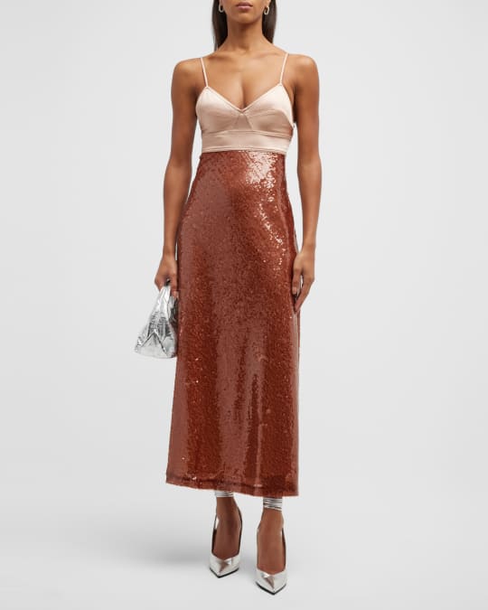 Alc sequin dress top
