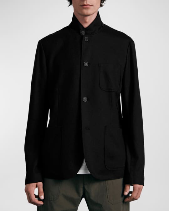 Rag Bone Men s Wool Prospect Blazer Cardigan Neiman Marcus