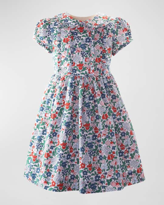 Girl s Multicolor Floral Print Dress Size 2 10