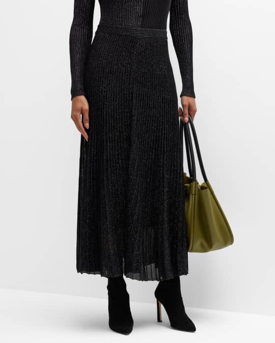 Proenza schouler metallic pleated skirt online