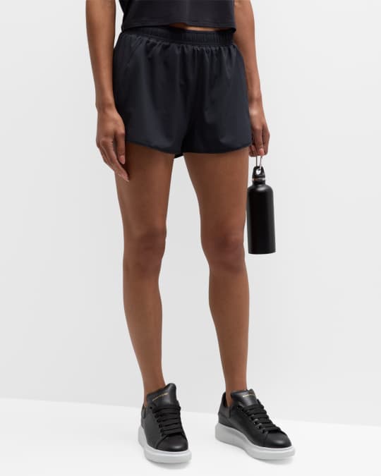 Alo Yoga Stride High-Waisted Active Shorts | Neiman Marcus