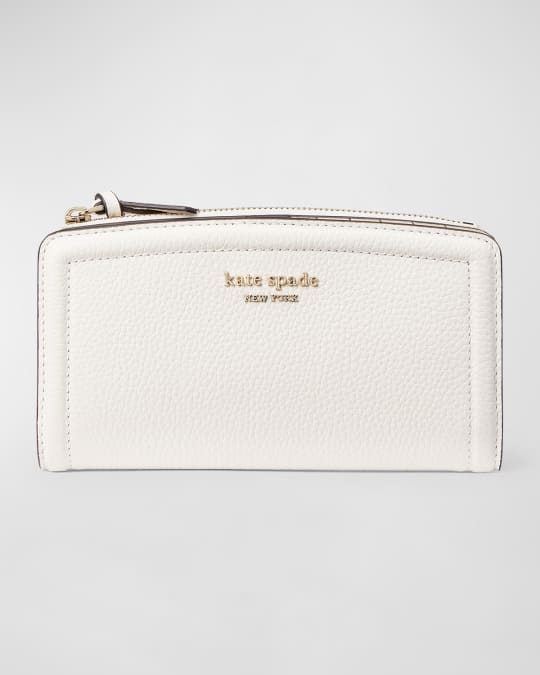 kate spade new york bifold zip slim leather wallet Neiman Marcus
