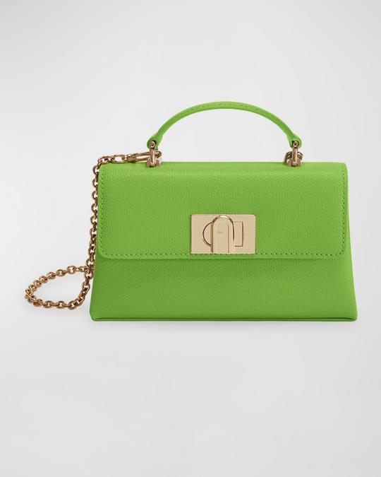 FURLA 1927 TOP HANDLE MINI BAG - DEW