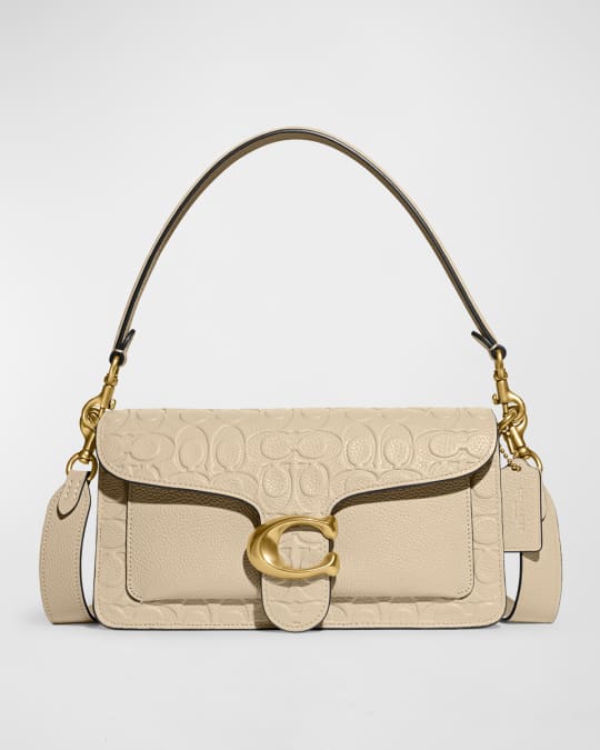 COACH 91215 TABBY SIGNATURE LEATHER SHOULDER BAG 26 PURSE, 52% OFF