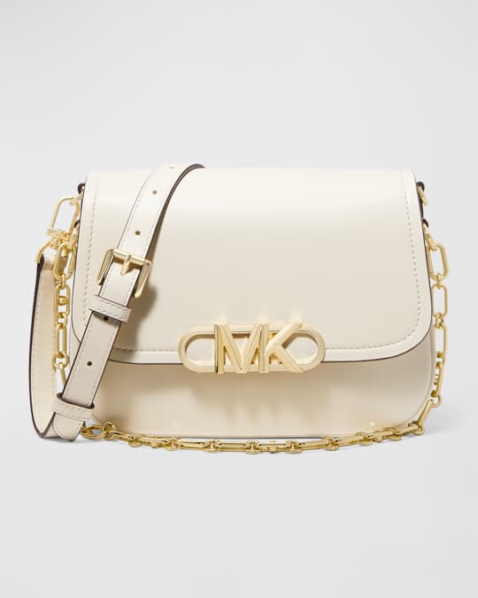 Parker Leather Saddle Crossbody Bag