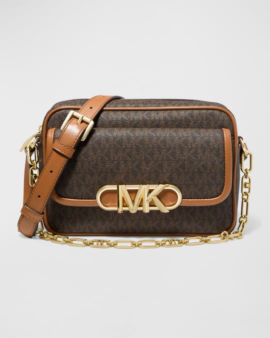 MICHAEL Michael Kors Parker Swag Monogram Camera Crossbody Bag
