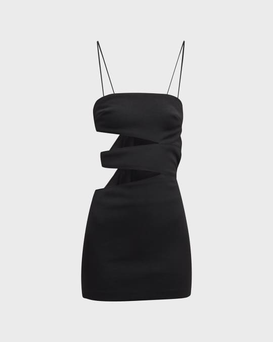 Misha Lucia Cutout Sleeveless Mini Dress | Neiman Marcus