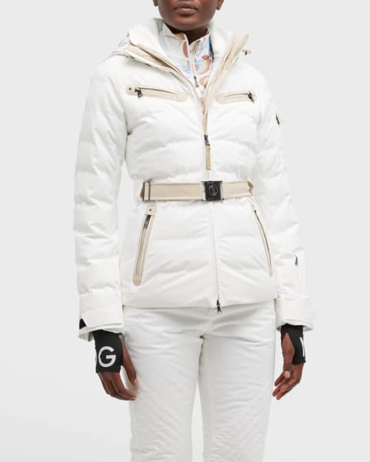 Ski jacket with waist belt online