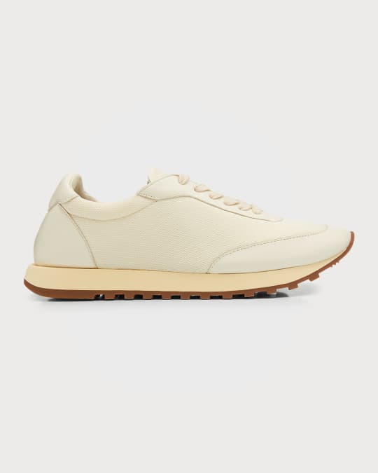 THE ROW Owen Leather Runner Sneakers | Neiman Marcus