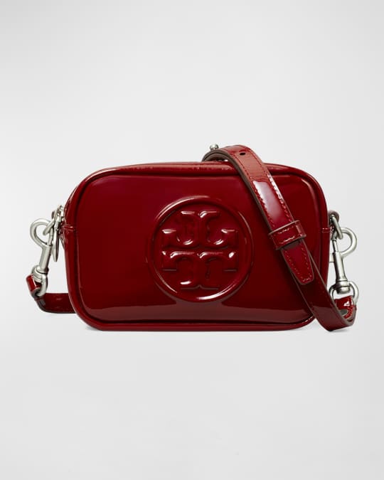 Tory Burch Perry Bombe Mini Patent Camera Crossbody Bag Neiman