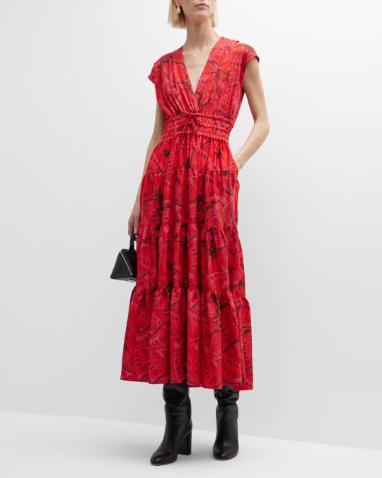 derek lam maxi dress V-Neck Empire Maxi Dress by Derek Lam 10 Crosby x RTR