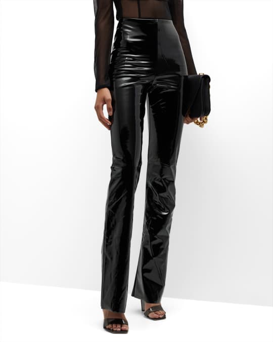 Commando Faux Patent Flared Leggings Neiman Marcus