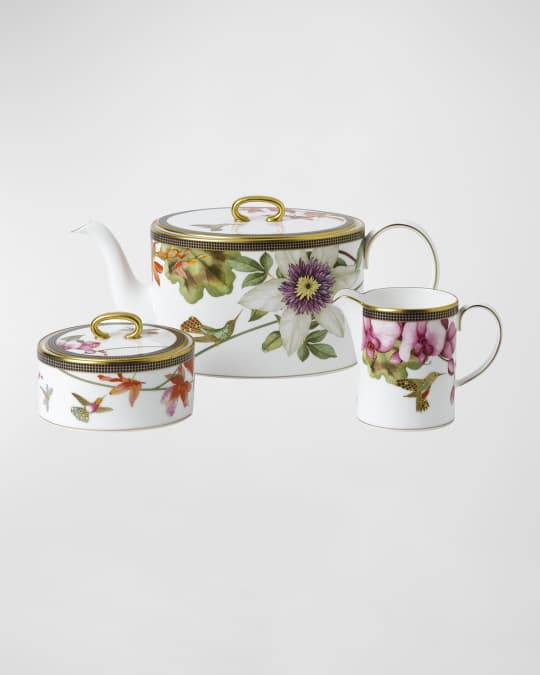 Wedgwood Hummingbird 3-Piece Tea Set | Neiman Marcus