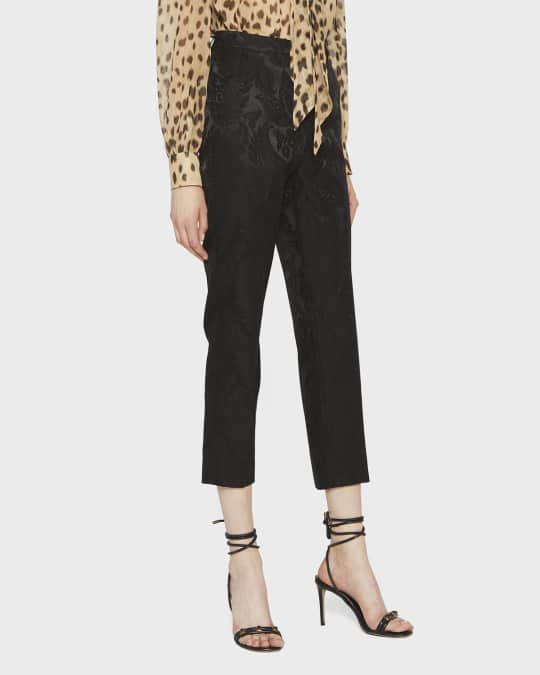 Etro Paisley Jacquard Cigarette Pants