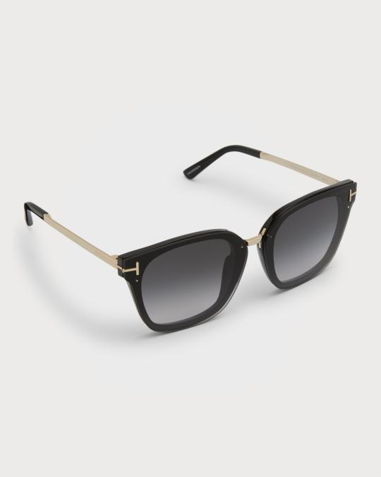 TOM FORD Philippa Square Injection Plastic Sunglasses  display picture 2