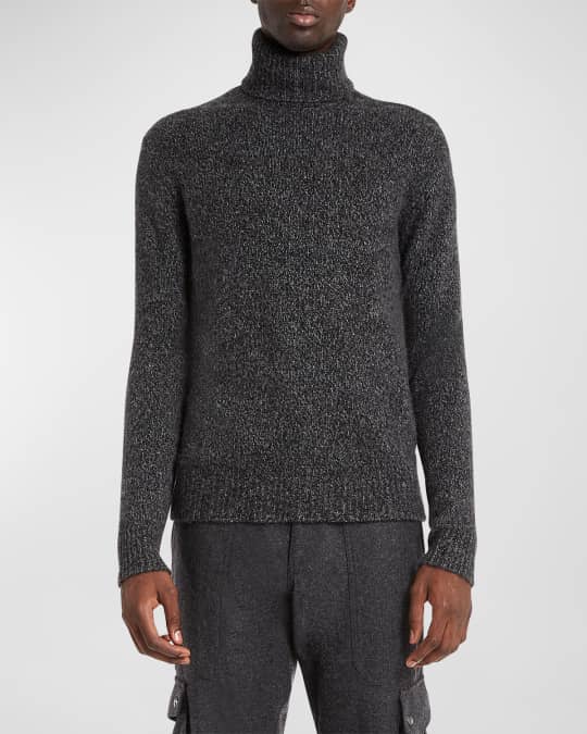 TEDDY VONRANSON Men's Cashmere Turtleneck Sweater Neiman Marcus