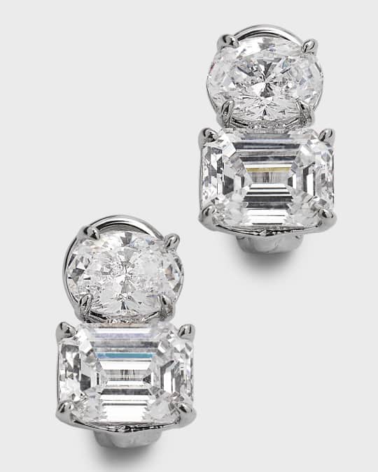 Neiman marcus shop cubic zirconia earrings