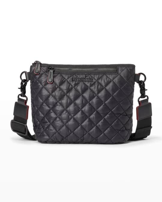 Metro Scout Quilted Crossbody Bag in Black