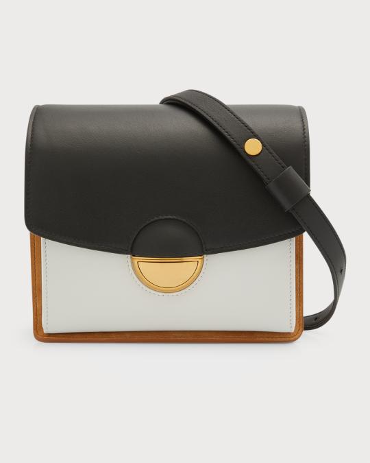 Proenza Schouler Dia Day Colorblock Leather Shoulder Bag | Neiman Marcus