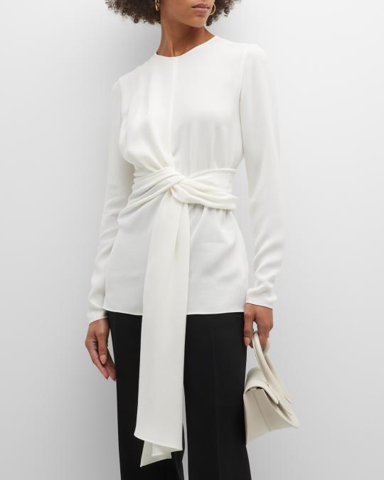 Lafayette 148 New York Funnel Neck Dolman Blouse main image 1