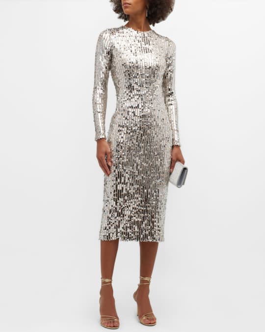 le superbe sequin dress Extra Miko Dress Dappled Leopard Sequins