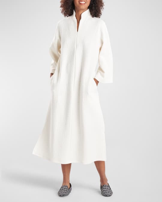 Infinity Jacquard Zip Front Caftan