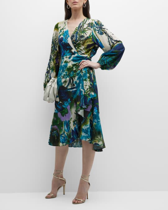 green emerald velvet dress Kobi Halperin