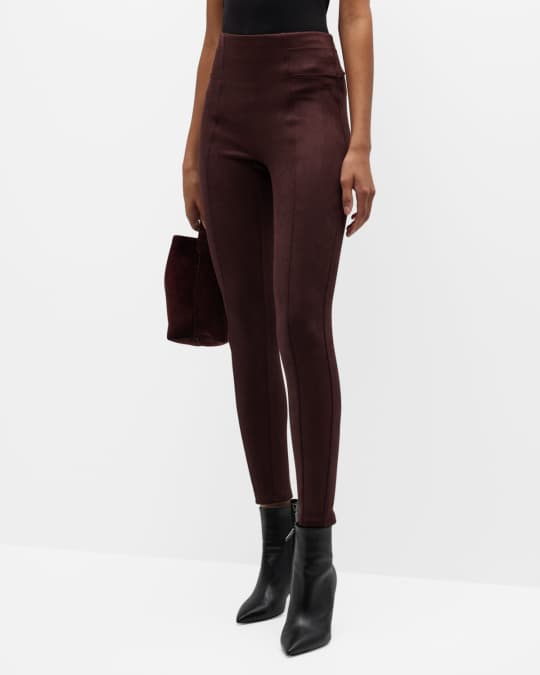 Spanx Faux Suede High-Rise Leggings