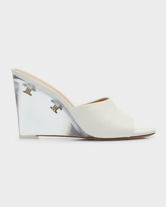 Lucite wedge 2025 sandal