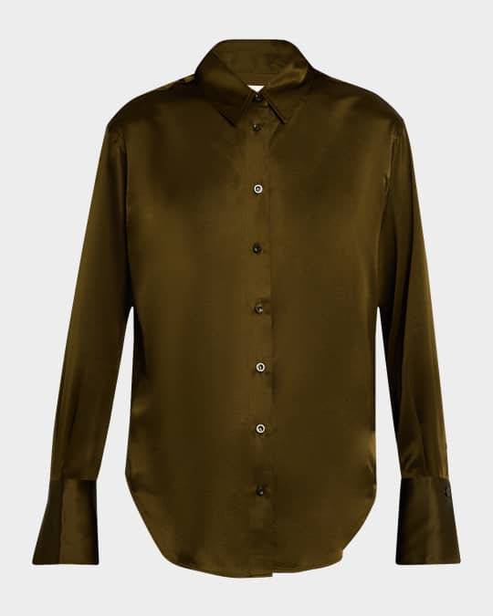 The Standard Silk Button-Front Shirt