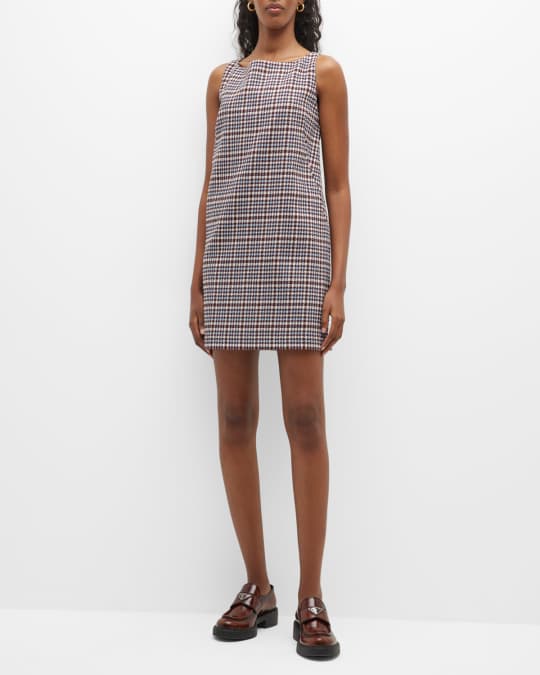Rebecca Taylor Techy Houndstooth Shift Dress Neiman Marcus