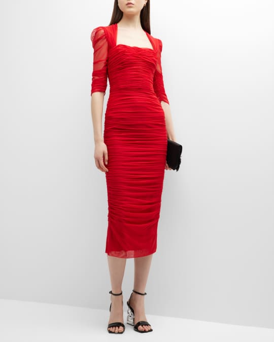 knee length dresses for ladies Burkes Midi Dress main image 0