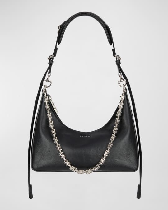 Givenchy Small Moon Cutout Hobo Bag with Sporty Strap Neiman Marcus