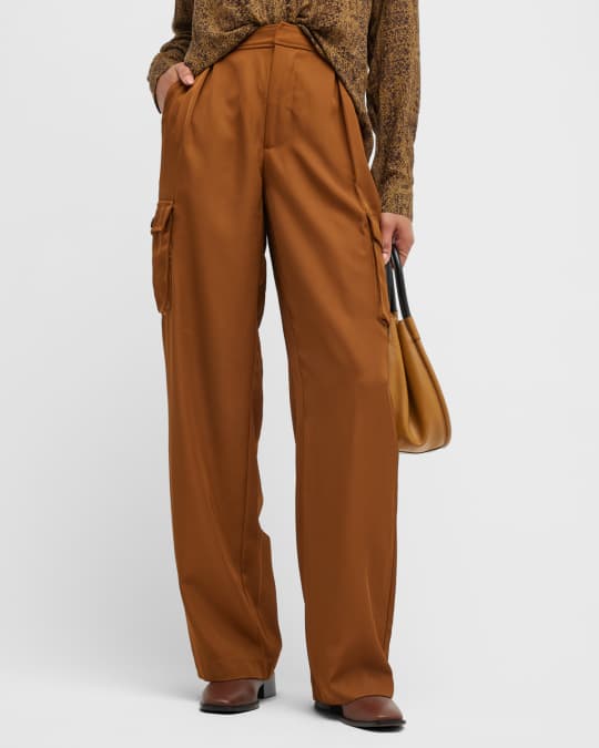 Rails Harlow High-Rise Cargo Trousers | Neiman Marcus