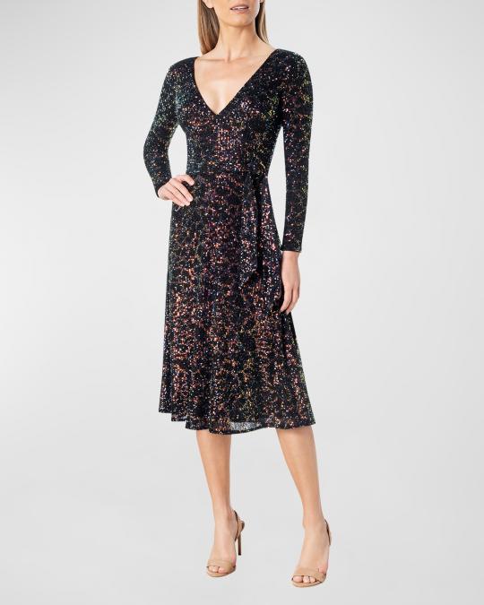 dress the population daphne Dress the Population Black Label Daphne Bow-Draped Satin Gown