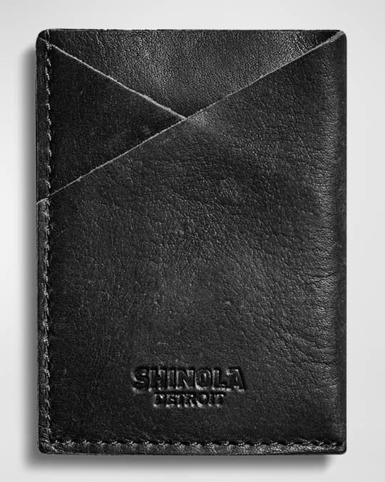 Shinola Men's Leather Utility Magnetic Money Clip | Neiman Marcus