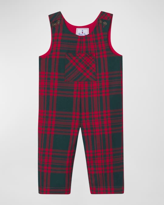 Classic Prep Childrenswear Boy's Tucker TartanPrint Coverall, Size