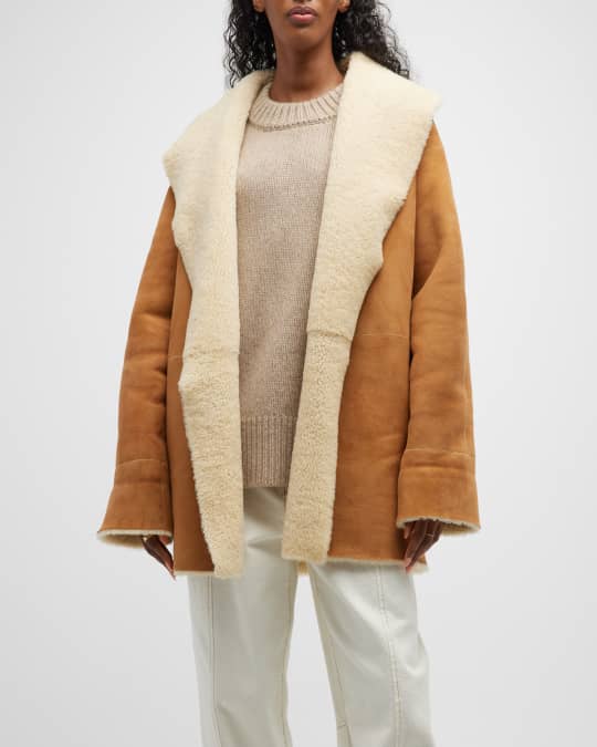 Gushlow and Cole Reversible Shearling And Suede Coat Neiman Marcus