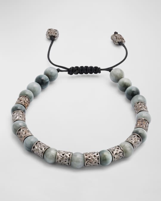 Men's Eagle Eye Beaded Bracelet