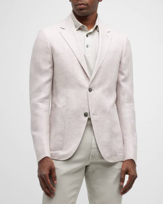 ZEGNA Men s Prince of Wales Sport Coat Neiman Marcus