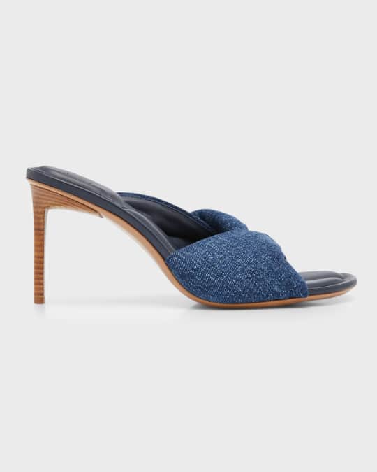 Fendi logo twist mules store