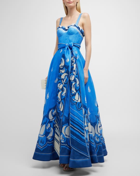 High Tide Zimmermann Evening Dress Zimmermann High Tide Eyelet Maxi Dress  Neiman Marcus