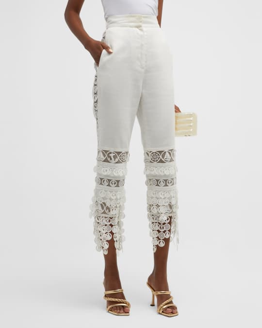 Zimmermann High Tide Nautical Pants Neiman Marcus