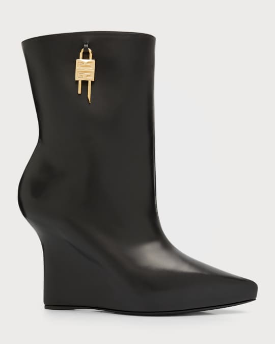 Givenchy G Lock Leather Ankle Boots | Neiman Marcus