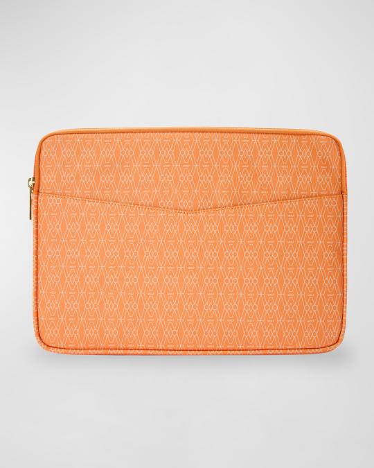WOLF Men's Signature Laptop Zip Case | Neiman Marcus